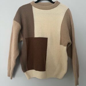 Colorblock‎ Fall Sweater Size L/XL